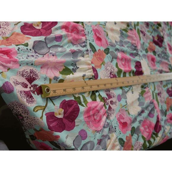 Women's Blue & Pink Floral Sleeveless Dress XL - Picture 9 of 9